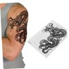 HAPINARY Stickers Fake Dragon Back Tattoo Animal Arm Sleeves Sticker Punk Arm Makeup Arm Decals Tattoo Dragon Temperary Applique Tattoo Sleeve Man