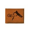 VietsWay Men's Bmx And Mtb Rider -4 Handmade Genuine Leather Trifold Wallet MHLT_05