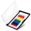 Beauty7 Colored Lash Extensions Rainbow Lashes Easy Fan 12 Colors Lashes Self Fanning Ombre Lash Extensions D+ Curl 0.05mm thickness 13mm Dramatic Eyelashes Extension