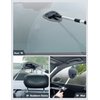 AstroAI Windshield Cleaner, Microfiber Car Window Cleaner with 4 Reusable and Washable Microfiber Pads and Extendable Handle Auto Inside Glass Wiper Kit, Gray