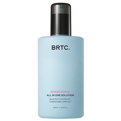 BRTC Power Homme All in One Solution | Men's Face Moisturizer | 3-in-1 (Toner+Lotion+Essence) | Sebum Control, Korean Skincare (200ml, 6.76 fl.oz)