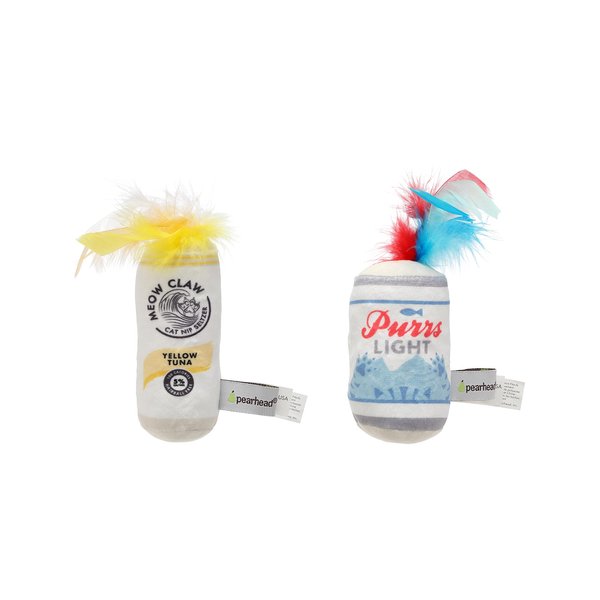Pearhead Pawty Time Cat Toy Set, Crinkle and Feather Catnip Toy Set, Cat Owner Playtime Pet Accessory, Pet Toys, Cat Teaser Toys, Cat Owner Pet Toy Sets, Must Have Pet Accessories for Pet Owners