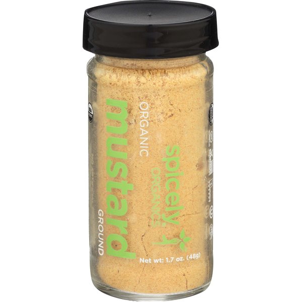 Spicely Organic Mustard Powder (Yellow) (1.70 OZ Jar)