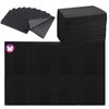 GoLashFun Nail Table Mats Disposable Nail Art Paper Towels,50PCS Black Waterproof 3 Ply Nail Art Paper 13" X 17" Pads for Nail Table Decoration Kit,Nail Art Accessories