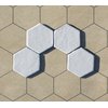 Value Pack of 24 - Dry Erase - Reusable - Blank 1" Hexagon Hex Board Game Chits Tiles Counters Markers DIY D&D
