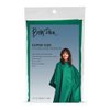 Betty Dain Lightweight Crinkle Nylon Hair Cutting/Styling Cape, Water Resistant, Ultra Lightweight Crinkle Antron Nylon, Repels Hair, Neck Snap Closure, Generous 54 x 60 Inch Size, Green