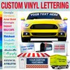 Vinyl Lettering (50 Colors + 30 Fonts + 30 Sizes) - Custom Decal - Custom Vinyl Lettering, Custom Window Decal - Custom Car Decal - Custom Stickers, Custom Vinyl Decal