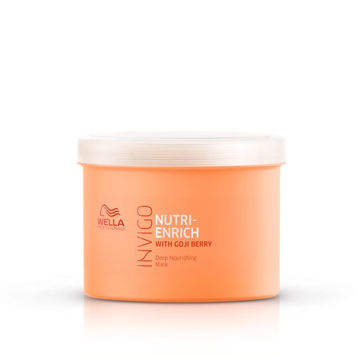 Wella Professionals Invigo Nutri-Enrich Mask, Deep Nourishing & Moisturizing Hair Mask For Dry & Damaged Hair, 16.9 Fl oz