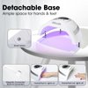 Gellen UV Nail Lamp, 268W UV Light for Nails Professional Fast Curing Nail Dryer, LED Nail Lamp with 4 Timers, 66 LED Beads, UV Nail Light Nail Lamp Gift for Women Girls