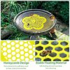 2-Pack Floating Bee Island – 8 Inch Eco-Friendly EVA Foam Bee Watering Station & Butterfly Feeder for Garden, Backyard, and Patio – Safe Drinking Platform for Pollinators