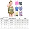 Kids Boy Girls Toddler Floatation Swimsuit with Adjustable Buoyancy Baby Summer Training Float Suit Swim Vest Life Jacket Floating One Piece Swimwear Safety Pool Bathing Suit Swimming Colorful 3-4T