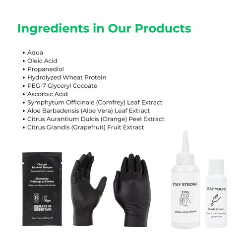 Natural Kings Men's Hair Dye, Dark Brown - Natural Ingredients, Long-Lasting, Gray Coverage, Easy Application, No Harsh Chemicals, 3.74 Fl Oz