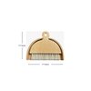 Eco-Friendly, Wooden Bamboo with Sisal Bristles - Elegant Hand Brush and Dustpan Multi-Purpose Set Ideal for WFH Workstation, Home, Kitchen, Dining Table, or as a Gift
