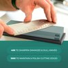 Sharp Pebble Premium Whetstone Knife Sharpening Stone 2 Side Grit 400/1000 Wetstone Kit -Wet Stone Kitchen Knife Sharpener with Flattening Stone & NonSlip Rubber Base