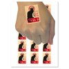 Chat Noir Black Cat Art Poster Temporary Tattoo Water Resistant Fake Body Art Set Collection - 15 2" Tattoos (1 Sheet)