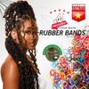 1000 Pcs Rubber Bands Hair Band Soft Elastic Hair Accessories Braids Mini Hair Ties Stretchy Hair Ties No Damage Rubber Bands for Hair Made in Vietnam (Purple - 4 Pack of 250 Pcs)