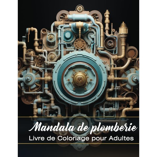 Mandala de Plomberie Livre de Coloriage pour Adultes: Des dessins uniques pour une expérience apaisante et créative (French Edition)