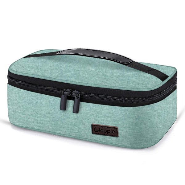 Gloppie Little Lunch Bag Small Insulated Lunch Box for Women Men Lunchbox Mini Lunchbag Petty Lunch Pail Reusable Kids Lunch Bag Snack Container Portable Cooler Bags Green