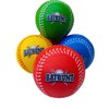 BATBUNT Foam Baseballs for Kids, Teenager Players Training Balls, Squishy Practice Baseballs for Hitting or Replacement Balls Soft Tballs - 4Pcs (Red, Blue, Yellow, Green)