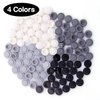 WYSWYG 1040PCS Building Bricks Dots-Black and White Round Plates with Custom Pixel Building Blocks - Transparent Pieces, Studs and Bulk for MOC Mosaic Accessories Kit, Compatible with Leading Brands