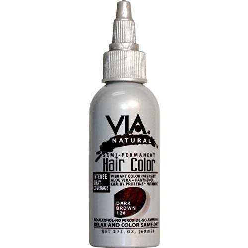 Via Natural Hair Color 120 [Dark Brn] (Pack of 2)