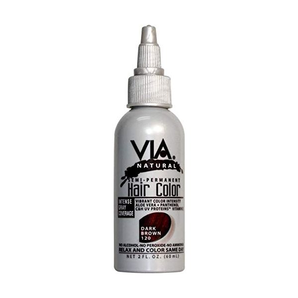 Via Natural Hair Color 120 [Dark Brn] (Pack of 2)