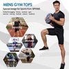 Black Compression Shirts Men Short Sleeve Workout Gym T-Shirt Running Tops Cool Dry Sports Base Layer Undershirts