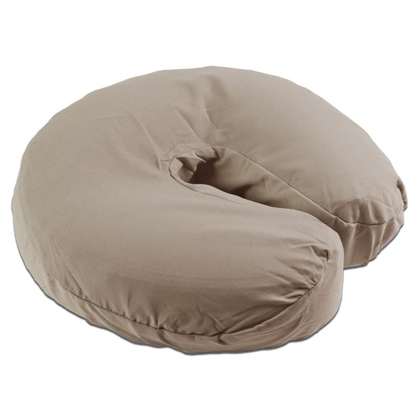 Body Linen Tranquility Microfiber Massage Face Rest Covers for Massage Tables and Chairs - Durable, Lightweight and Extra Soft Microfiber Face Cradle Covers - 10 Pack Walnut