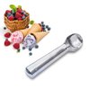 Cozihom 2 OZ Aluminum Ice Cream Scoop, Heat Conductive Handle, Non-Stick and Easy to Use, Simple One-Piece Aluminum Design Easy Release, 3 PCS