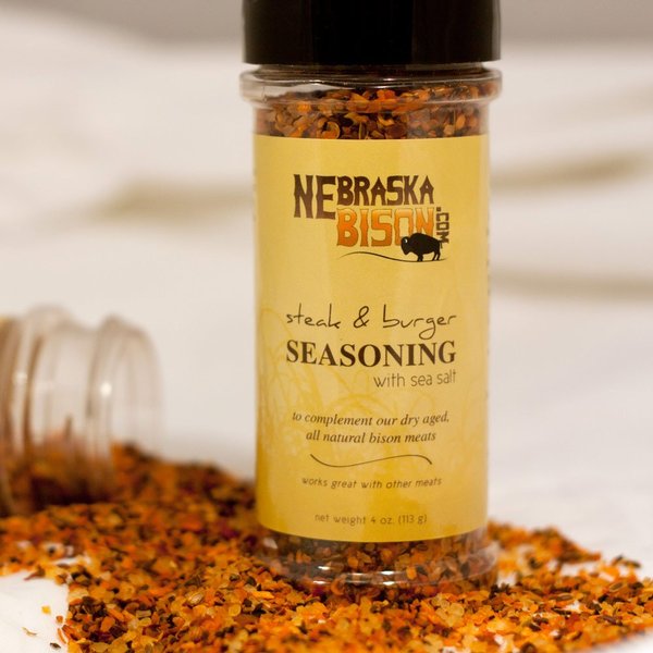 NebraskaBison.com Steak & Burger Seasoning with Sea Salt