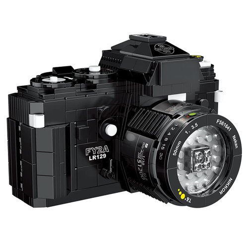 NC Uvini Building Blocks Camera, DIY STEM Toys, Building Construction Brick Set Best Gift for Adult, Teens, Collectible Model Digital Camera to Build 627pcs