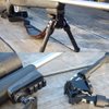 HUNTPAL Sling Swivel Stud Picatinny/Weaver Rail Bipod Adapter, Aluminum 3 Slots 1913 Pic Rail Rifle Bipod Adaptor Plate Mount Attachment with Anti-Slip Rubber Base, Hunting Shooting Accessories