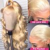 ITODAY 613 Blonde Lace Front Wigs Human Hair 220% Density 13x4 Body Wave Human Hair Wigs forWomen 613 HD Lace Frontal Wigs Human Hair Pre Plucked Natural Hairline (22 inch, 613 13x4 Body Wave)