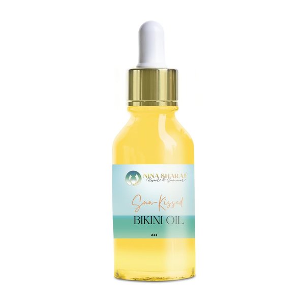 Nina Sharae Swimwear| PRETTY KITTY BIKINI INGROWN HAIR OIL | COLOR RESTORATION FADING OIL |HAIR TREATMENT | EXFOLIATING OIL | REDUCE READNESS OF SKIN | SOFTEN HAIR 2 OZ
