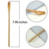 Mixing Spoons, AOOSY 10 x Cocktail Spoons, Swizzle Sticks for Drinks, Multifunctional 7.96 inches Natural Beech Wood Long Handle Drink Spoons Cocktail Stirrer Sticks Mixing Bar Spoon