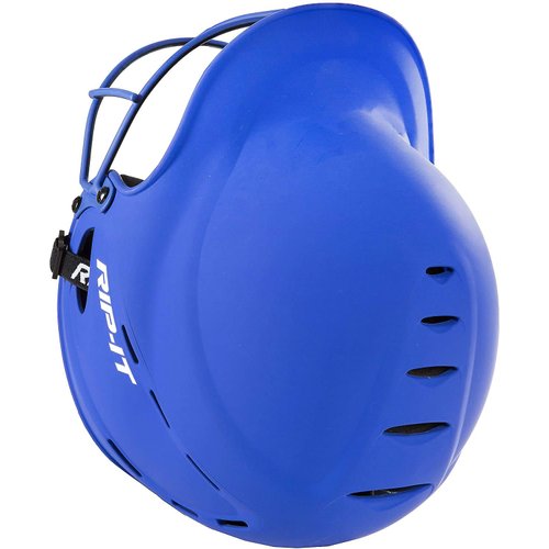 RIP-IT | Vision Pro Softball Batting Helmet with Face Mask | Matte Navy | XL | Lightweight Women’s Sport Equipment