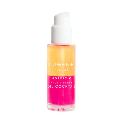 Lumene Nordic-C [Valo] Arctic Berry Face Oil - Antioxidant-Rich, Hydrating Serum with Vitamin C, Vitamin E & Hyaluronic Acid - Replenishes and Plumps Dry Skin - Vegan Skin Care (30 ml)