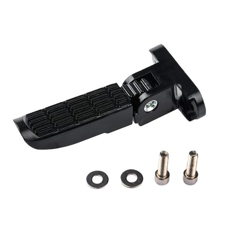 Addmotor Bike Foot Pegs Thicken Rear Foot Pedal Bike Footrest Stainless Steel for for Addmotor MOTAN M-60, M-60 L7（R7）M-70, M-66 fat tire cruiser bike, 1 Pair(Black)