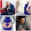 2 Pieces Hot Water Bottle Cover Soft Cover Only Knitted Hot Water Bottle Sweater for Hot Compress and Cold Therapy, Ideal for Menstrual Cramps, Neck and Shoulder Pain Relief (RoyalBlue, Grey)