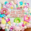 26 PCS We will Miss You Balloons Donut Forget Us Party Decoration Going Away Decor Farewell Decor Career Change Bachelorette Retirement Party Decorations Supplies