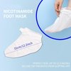 Foot Mask Moisturizing 3 Pack Feet Spa Hydrating Mask Socks Soft Dry Cracked Feet Care - Nicotinamide + Shea Butter + Goat Milk - Women and Men