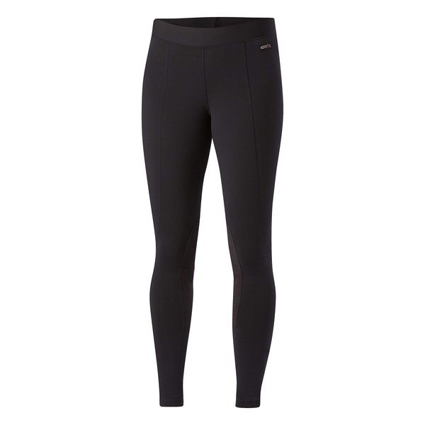Kerrits Flow Rise Knee Patch Performance Tight Black Size: S