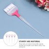 Beaupretty Hair Styling Accessories Hair Dye Brush Salon Brush: 4Pcs Hair Tint Brush Hair Highlight Brush Salon Barber Professional Hair Coloring Applicator Brush White Home Tools