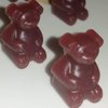 Palksky 20 Cavity Large Gummy Bear Mold/Big Bear Crayon Mold for Brownie Muffin Chocolate Ganache Jelly Pralines Caramels Candy Soap Bar Bath Bomb Mould