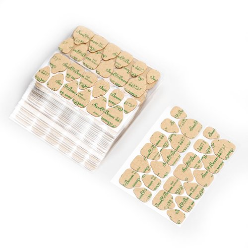 Sun&Beam Nails Adhesive Tabs 25 Sheets for Press On False Nail Tip Gel Glue Double Sided Tape Stickers Waterproof Transparent Strong Sticky (25 Sheets/600 Pcs)