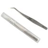 2 Pieces Vetus Eyelash Tweezers Fine Point High Precision Stainless Steel Tweezers with Suprior Case