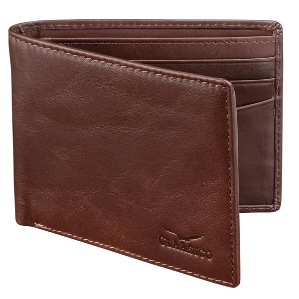 Wallet for Men’s - Genuine Leather Slim Bifold RFID Wallet - Gift for Men Packed in Stylish Gift Box
