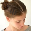 48 Pieces No Slip Metal Hair Clips Hairpin Open Center Metal Barrettes 2.36 x 0.39 Inch Snap Button Hairpin for Women Girls, Gold Silver Black and Coffee