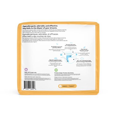 Hello Bello Premium Baby Diapers Size 5 I 20 Count of Disposeable, Extra-Absorbent, Hypoallergenic, and Eco-Friendly Baby Diapers with Snug and Comfort Fit I Sleepy Sloths