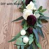 DearHouse 5.5Ft Seeded Eucalyptus Garland, Artificial Vines Faux Eucalyptus Leaves Table Garland Artificial Eucalyptus Garland Greenery Wedding Backdrop Arch Wall Decor